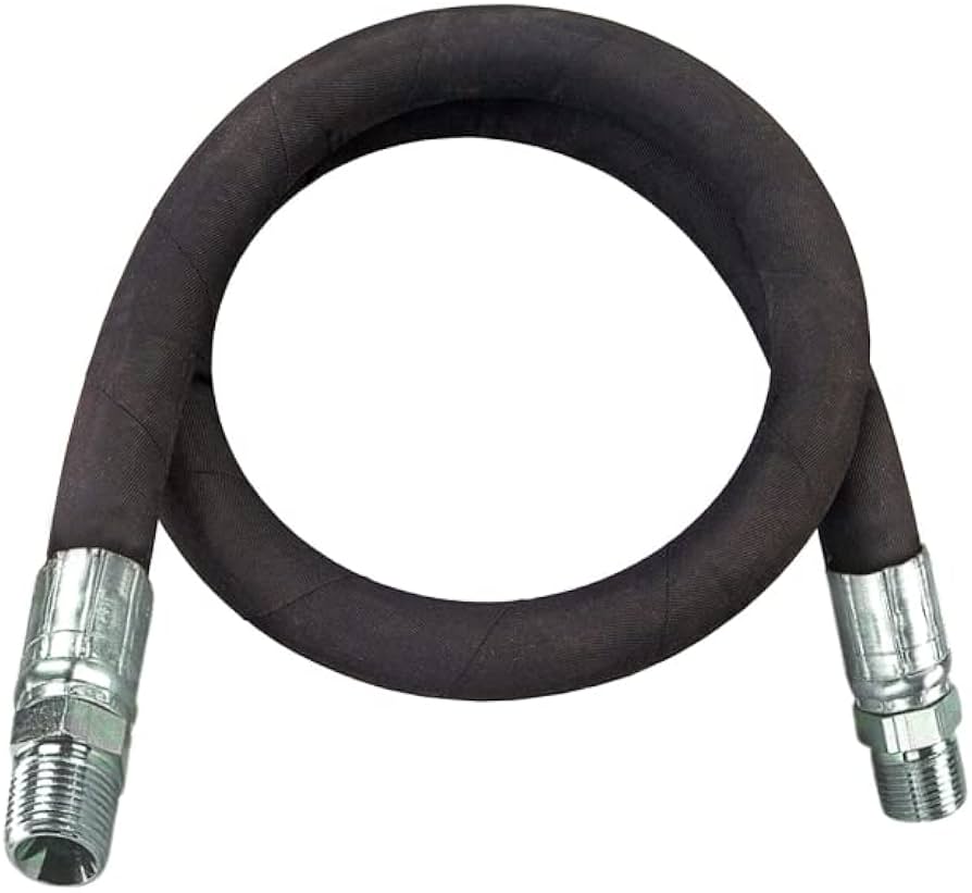  خرطوم هيدروليك 1/2 " - 4 سلك طول 140 سم 